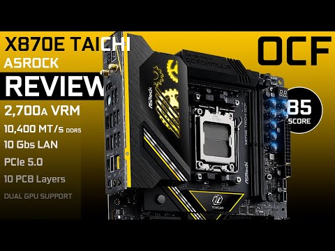 ASROCK X870E TAICHI OCF: Pure Tech GOLD!