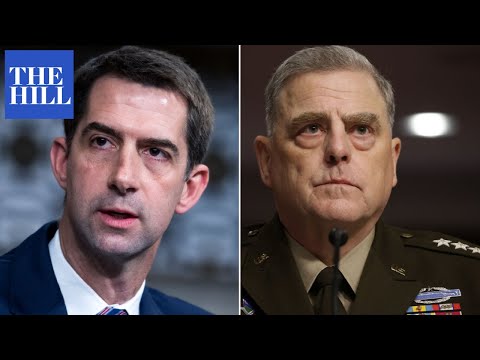 'Why haven't you resigned?' Tom Cotton grills Gen. Milley on Afghanistan
