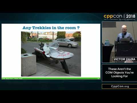 CppCon 2018: Victor Ciura “These Aren't the COM Objects You're Looking For”