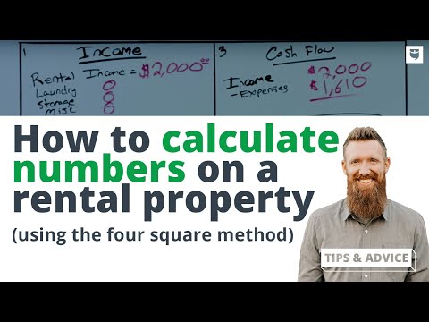 Calculating Numbers on a Rental Property [Using The Four Square Method!]