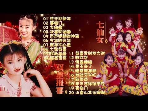 【七仙女經典新年歌】七仙女下凡了 雙星再報喜 最好聽的賀歲歌曲🏮💥 2024 Chinese New Year Songs | CNY Songs | 七仙女 王雪晶 莊群施 | 新年必聽的賀歲歌曲