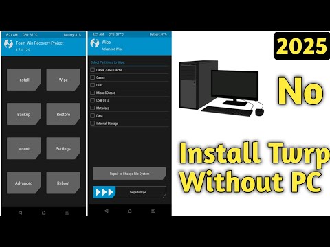 Install TWRP Without PC in 2025 🔥 | 100% Working Method (No Root Needed!)