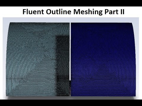 Fluent Outline View Meshing with Diagnostics and BOI