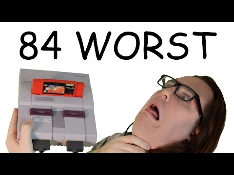 The Mathematical 84 WORST Super Nintendo Games!