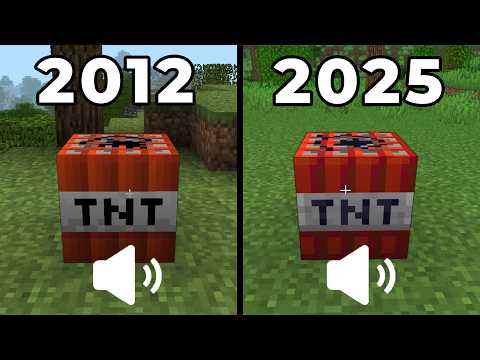 Minecraft Then vs Now (2012 - 2025)