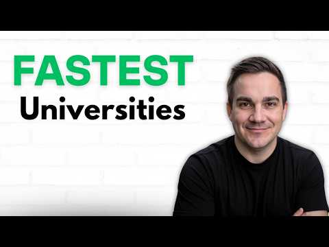 Fastest Universities (for 6 Month Bachelor's Degrees)!