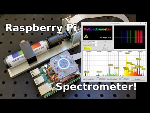 How to build a DIY Raspberry Pi Spectrometer using a Picamera and Spectroscope.