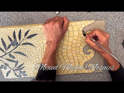I Crafted Stunning Mosaic Art with Homemade Clay and Stone!