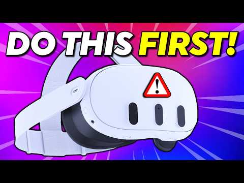 12 Things to do FIRST with your Meta Quest 3. VR Tips and Tricks