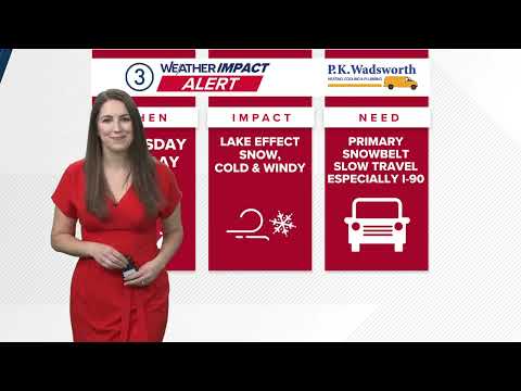 Northeast Ohio Forecast: Cold and Windy, Lake Effect Develops