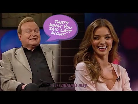 Bert Newton Flirts With Miranda Kerr | #Shorts #interview #funny