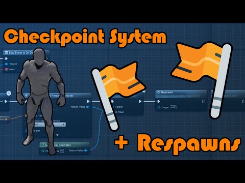 How To Setup Multiple Checkpoints And Respawn At Them - Unreal Engine 4 Tutorial