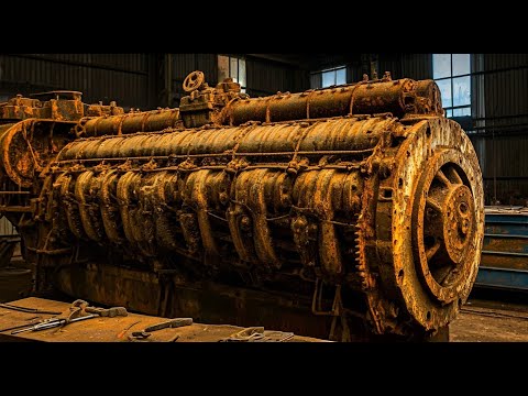 Rebuilding a Weichai engine for a giant barge: restoration genius from start to finish