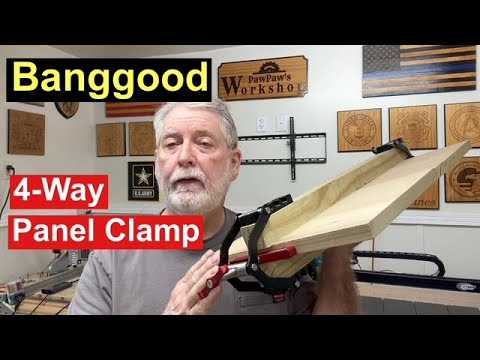 Banggood 4-Way Panel Clamp by ENJOYWOOD Assembly & Review