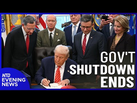 Trump Signs Funding Bill Ending Gov't Shutdown, Demands $1B from Harvard | NTD Evening News (Feb. 3)
