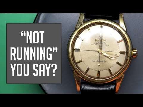 "Not Running" Omega Constellation Vintage Watch Restoration