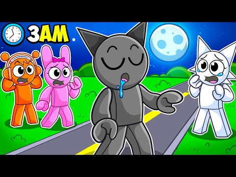 Gray Is SLEEPWALKING At 3AM in Roblox!
