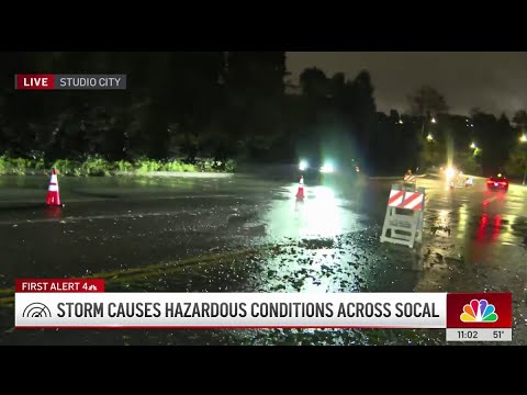 SoCal on high alert as storm brings hazardous conditions