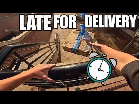 LATE For Package Delivery *PARKOUR POV*