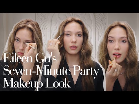 谷爱凌的七分钟派对妆容 | Eileen Gu's Seven-Minute Party Makeup Look | VOGUE CHINA