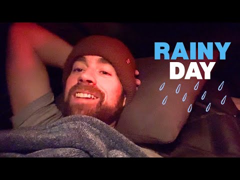 Living in my Car: Dashing in Unfamiliar Territory | Car Camping in the Rain 🌧️ 🚙 