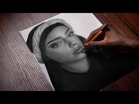 HOW TO SHADE A PORTRAIT WITH PENCIL | SHADE A FACE WITH GRAPHITE