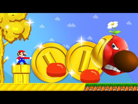 When Everything Mario Touches Turn Into GOLD? | ADN MARIO GAME
