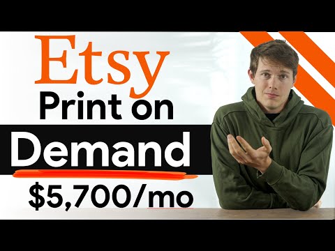 Etsy Print On Demand Tutorial - How To Start In 7 Steps