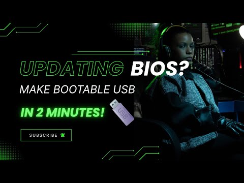 Updating BIOS? Make Bootable USB in 2 Minutes!