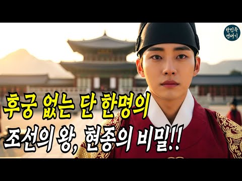 후궁 없는 단 한명의 유일한 조선의 왕, 현종의 비밀!!
