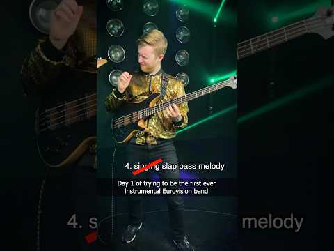 I’m entering EUROVISION 😳