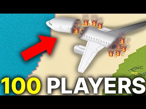 100 Zomboid Players Simulate Civilization after a PLANE CRASH
