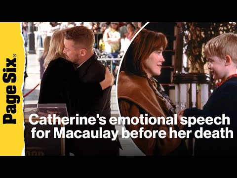Watch Catherine O'Hara's emotional speech for 'Home Alone' co-star Macaulay Culkin before her death