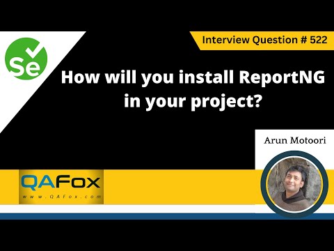 How will you install ReportNG in your project (Selenium Interview Question #522)