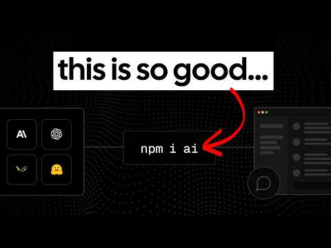 The EASIEST way to build AI apps – AI SDK Overview