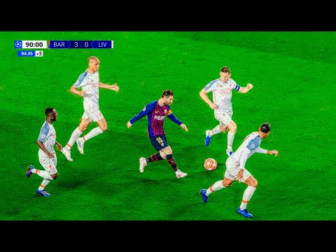 حاولوا... لكن ميسي لا يُوقف. كل لاعبي ليفربول وقفوا عاجزين أمام ال GOAT ليو ميسي!