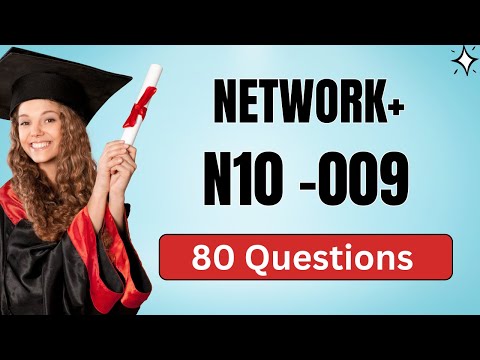 CompTIA Network+ (N10-009)  80 Questions with Explanations