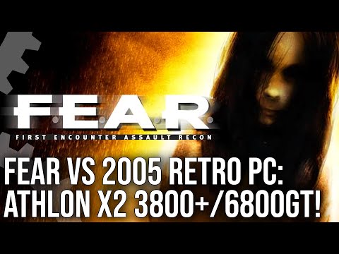 FEAR - A Game Ahead of its Time - Tested on 2005 Retro PC! Athlon X2 3800+/6800 GT!