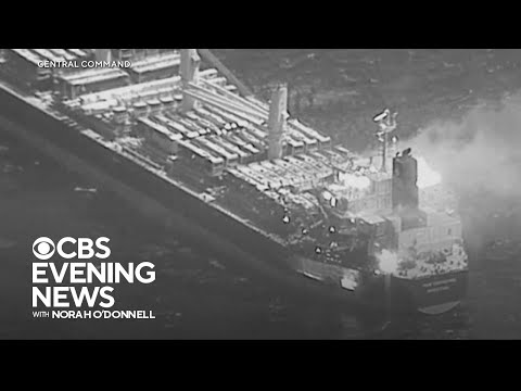 At least 3 killed in Houthi missile strike on commercial ship