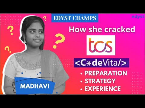 Madhavi - How she cracked TCS CodeVita | Edyst Champs