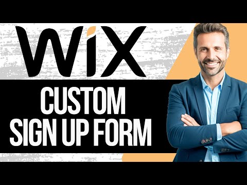 How to Create a Custom Sign Up in Wix | LogIn Form in Wix