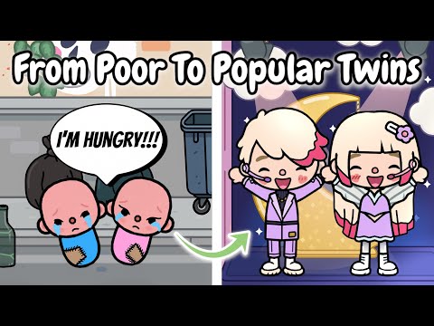 From Poor to Popular Twins ✨🤩💕 | Toca Boca | Toca Life Story