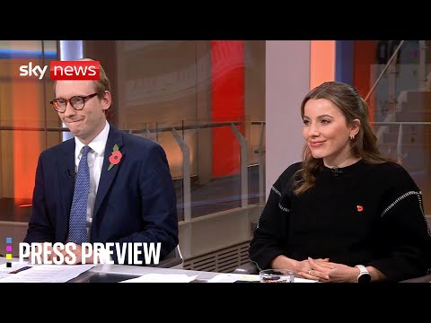 Sky News Press Preview | Tony Diver and Zoë Grünewald | Thursday 23 October 2025