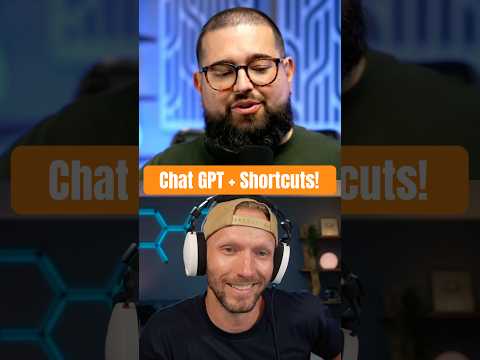 Chat GPT + Shortcuts (with @beardfm )