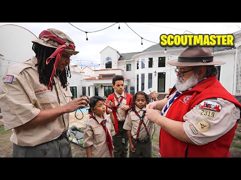 I JOINED THE BOY SCOUTS TO IMPROVE MY SURVIVAL SKILLS!