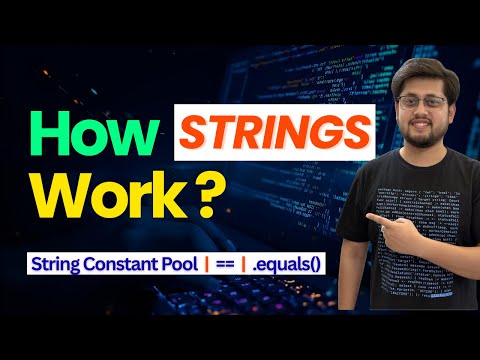 == vs .equals() in Java | String Constant Pool and Heap Explained Simply