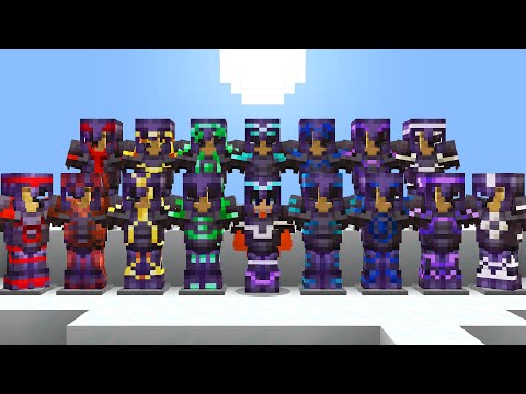 Crafting all netherite armor
