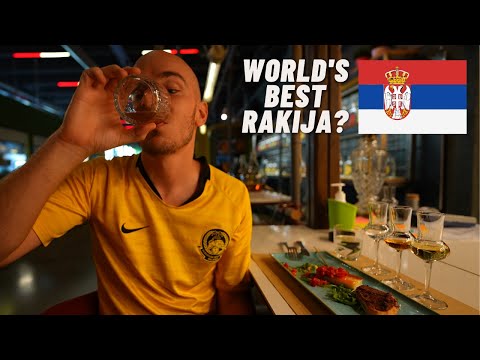 First time trying RAKIJA in Serbia! 🇷🇸
