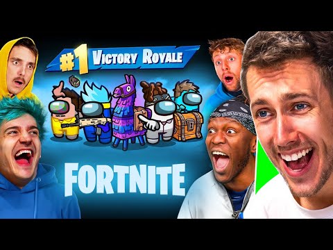 MINIMINTER REACTS TO SIDEMEN AMONG US: FORTNITE EDITION