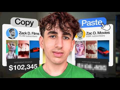I Copied A YouTube Channel That Makes $100k/Mo (it worked)